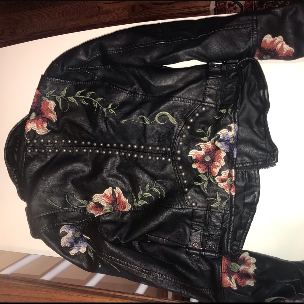 Blank NYC black leather moto jacket - Picture 5 of 5